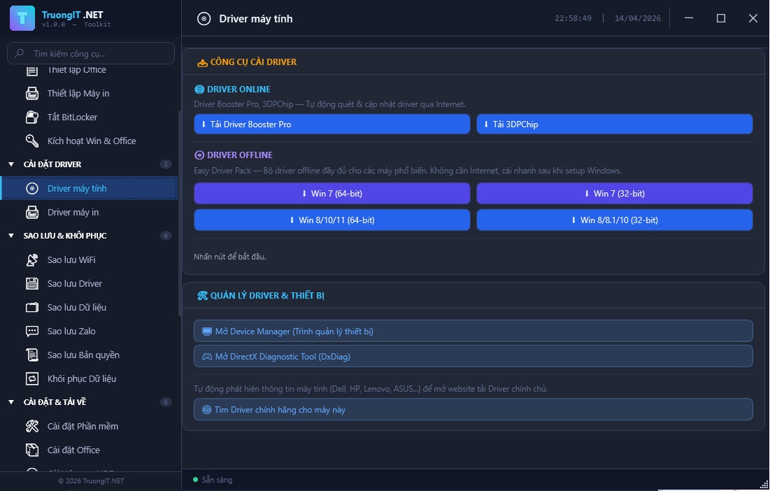 Ảnh minh họa: Driver máy tính