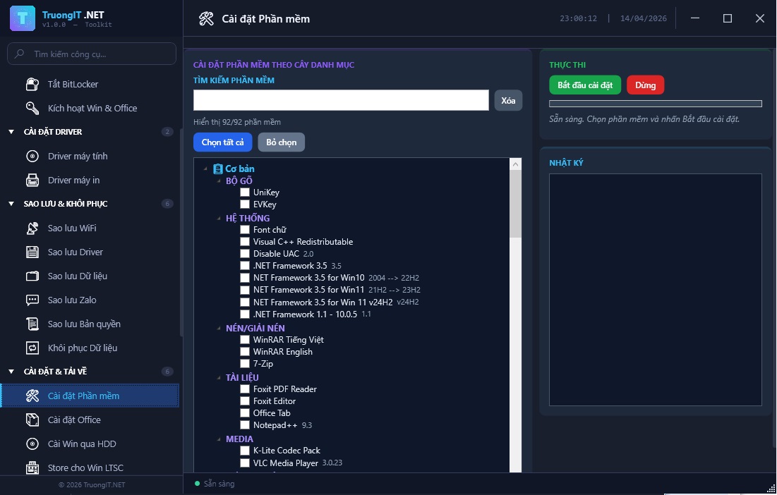 Ảnh minh họa: Cài đặt Phần mềm