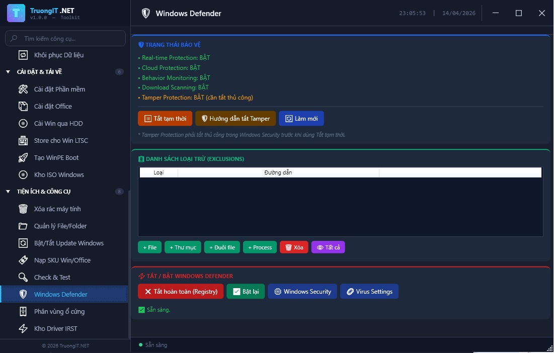 Ảnh minh họa: Windows Defender