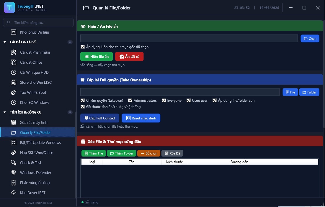 Ảnh minh họa: Quản lý File/Folder